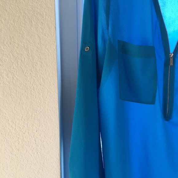 Calvin Klein Zip Blouse - Picture 7 of 8